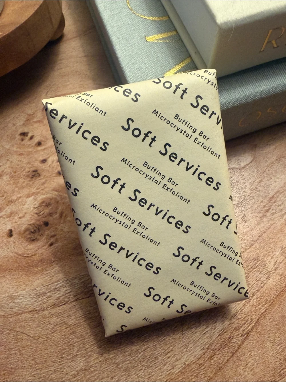 Soft Services Buffing Bar Microcrystal Exfoliant for body